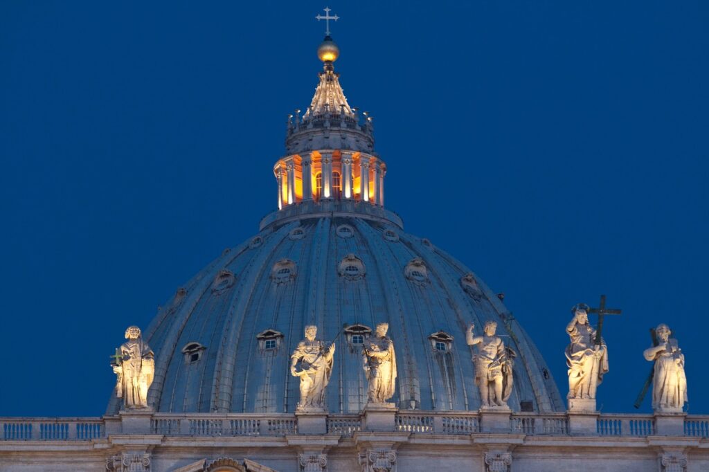 rome, night, st peter's basilica-1826546.jpg